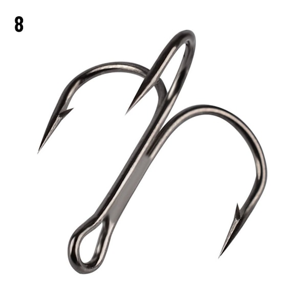 50 st/set fiskekrokar högt kolstål 8 8/HH/ 8 8