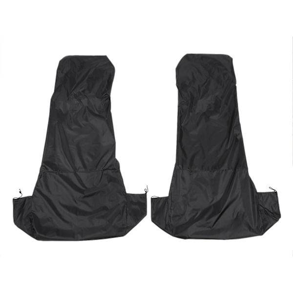 2x Universal Vattentät Nylon Främre Bil Van Skyddsskydd Svart Par