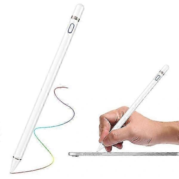 HA~Aktiv Stylus Pen Kompatibel med iOS og Android Touchskærme Telefoner Genopladelig Stylus Pen til Apple Android Tablet Sort