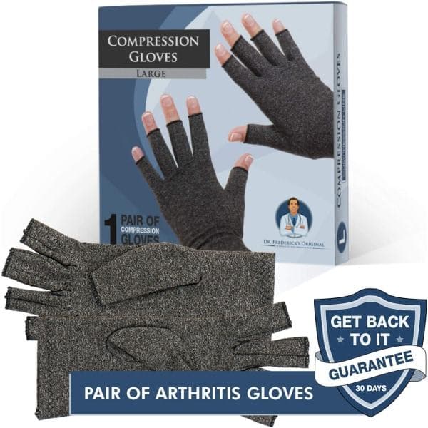 Originale anti-artritis-handsker, varme og kompression for