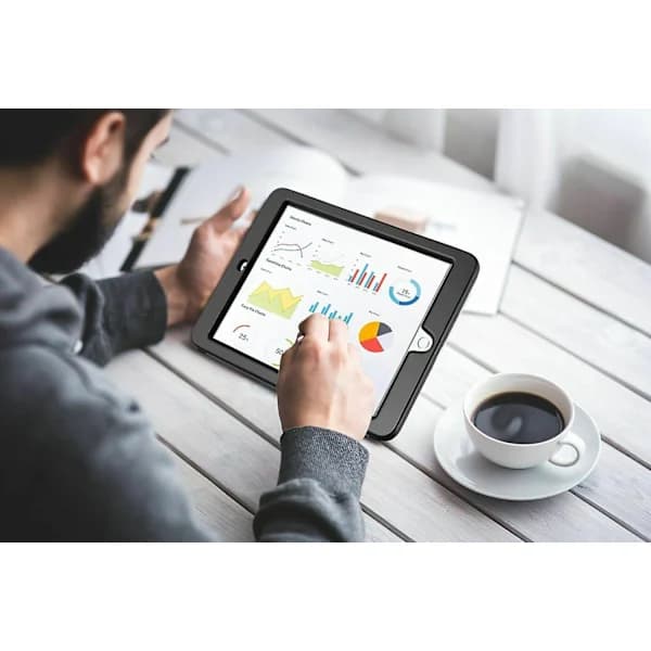 HA-Støtsikkert, robust beskyttelsesdeksel for iPad 5./6. generasjon (9,7 \" 2017/2018)