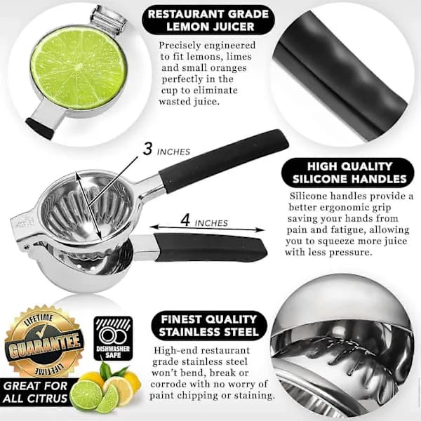 Premium Manuel Citruspresser - Kraftfuldt Design af Restaurantkvalitet
