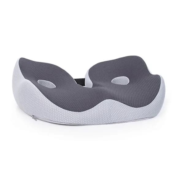 Sittebenssmertekudde for kontorstol Memory Foam Komfort Isjias Tuberositas Kudde Mørk Grå