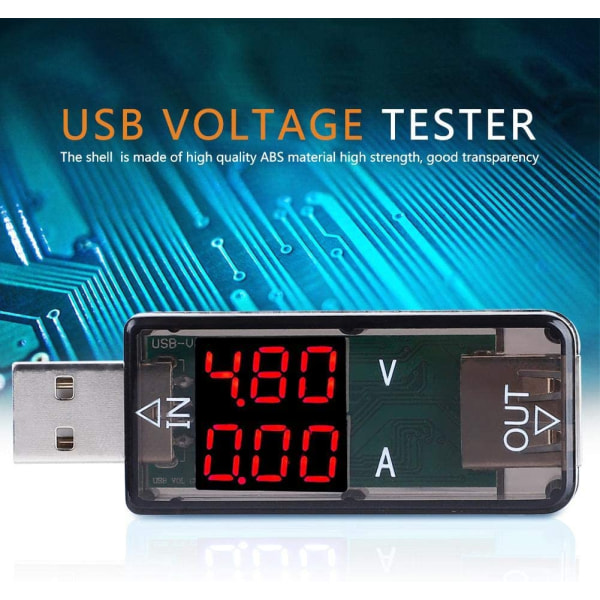 USB Volt Tester, USB Color LCD Voltmeter