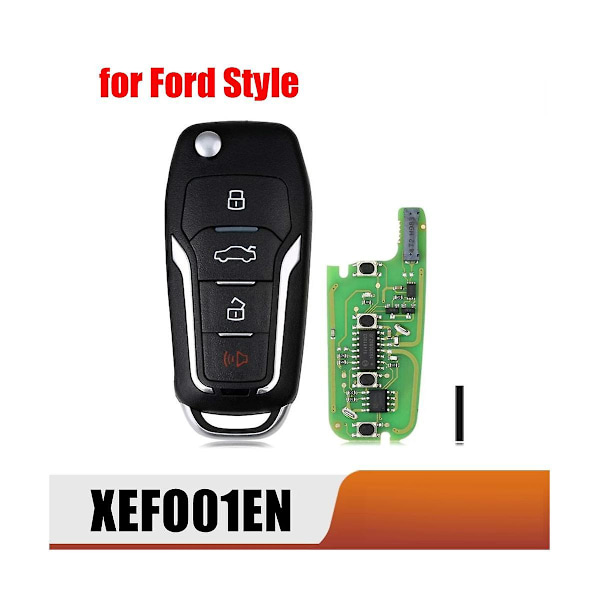 Xefo01en Universal Super Key Flip 4 knappar för Sytle Inbyggt Super Chip för Vvdi Key Tool