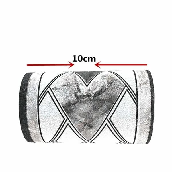 Selvklebende tapetbord vanntett 10 cm x 5 meter (grå)