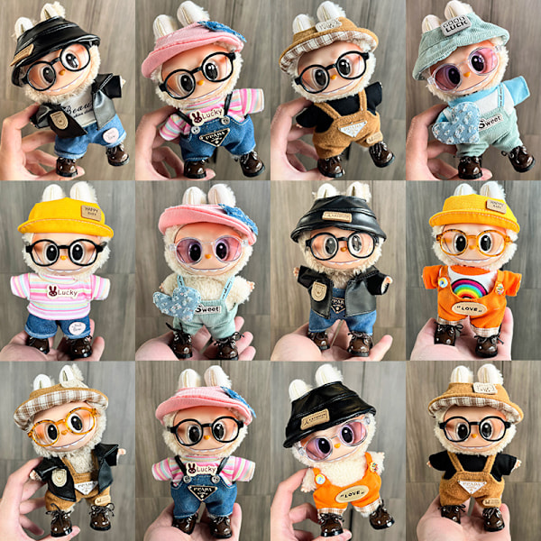 [HH] Tøj til labubu Original 17CM Designer Tøj SKU