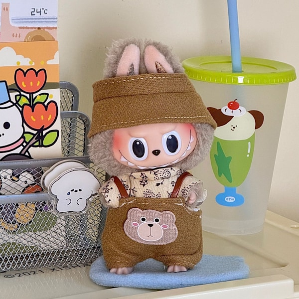 [HH] Labubu Tøj Blind Box Universal Siddende Plys Legetøj Tilbehør Labubu Designer Tøj