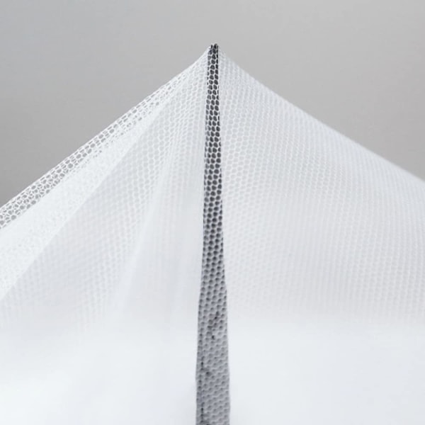 4 hjørner myggnetting prinsesse blonder plakat sengehimmel netting full størrelser netting hvit sengetøy hjemmedekor skjerm for camping