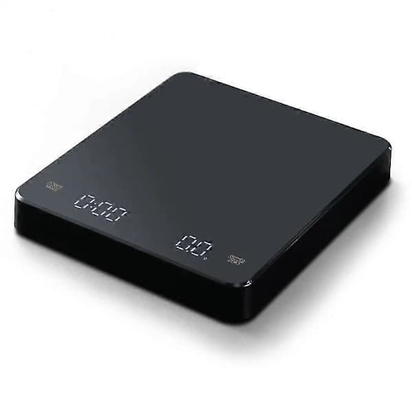 HA~3kg 0,1g Kaffevåg med Timer Digital Köksvåg Hög Precision LCD Vågar Hushålls Kaffevåg