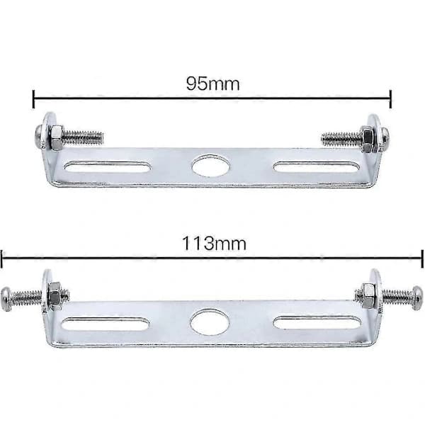 4kpl Kattovalaisimen Kiinnityssarja 90mm Litteä Pidike Ja Tarvikkeet
