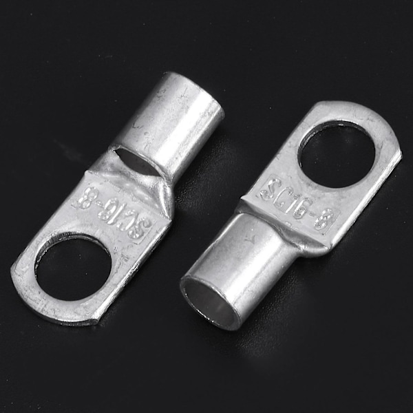 30 st koppar rör 16 mm x 8 mm kabelskor batteristartkabel svetsning crimp terminal ring