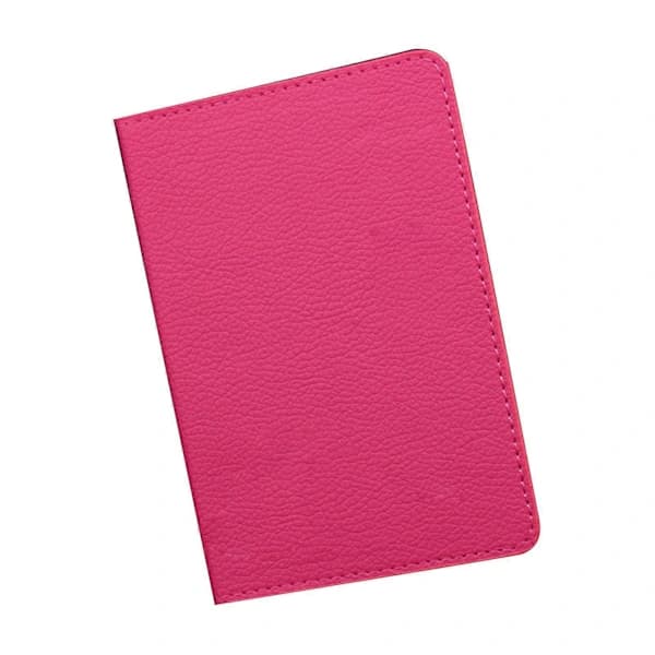 Ensfarget Bærbar Passholder ID-kort Beskyttelse Holder Organizer Gul