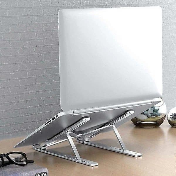 Bærbar Foldbar Laptop Stand - Ergonomisk Laptop Stand Sort sort