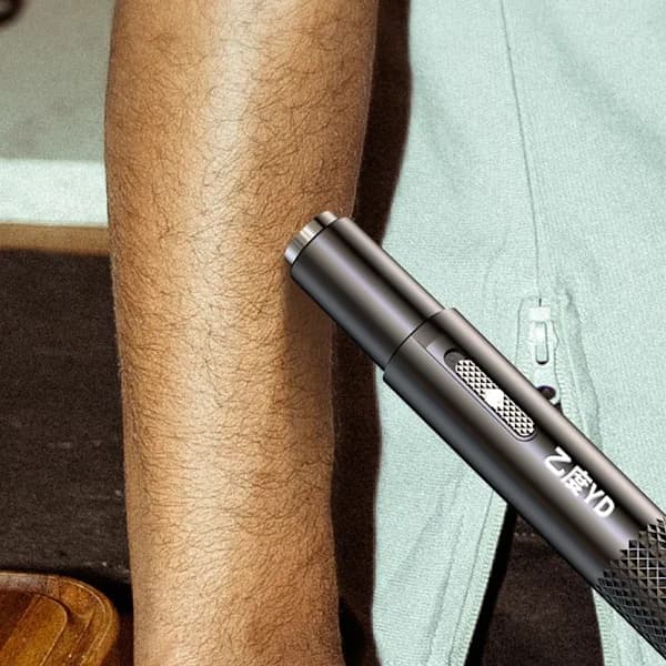 Het 2025 Nesehårstrimmer Barbering m hvit Enkelt skjærehode hvit Single cutter head
