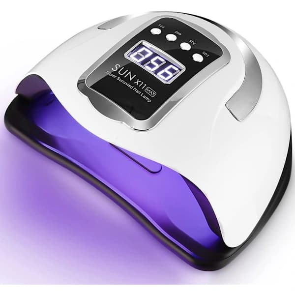 HA~UV LED Nagel Gel Lamp, 280W Professional Automatic Dryer, 66 Lights Fast Drying, Large LCD Screen, 4 Timer 10/30/60/99s