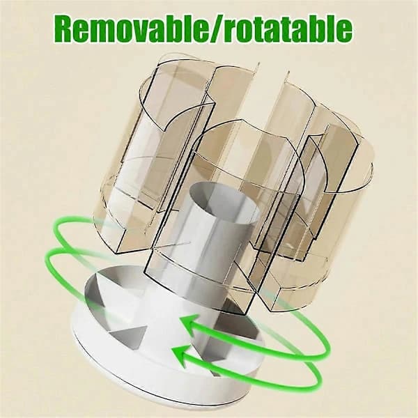 Roterende Penneorganisator 6 Rom 360° Roterbar B
