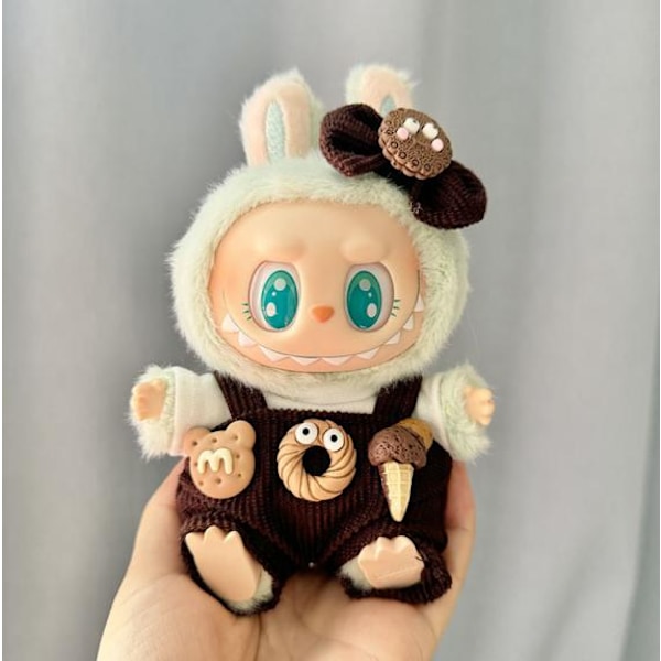 [HH] Söpö Labubu Riipus Vaatteiden Vaihto Sokkolaatikko Nuken Vaatteet Trendikkäät Vaatteet Pukeutumis Nuket Peli Tukkumyynti 5cm*5cm 7