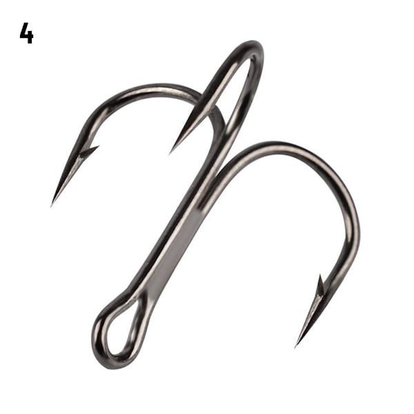 50 st/set fiskekrokar högt kolstål 4 4/HH/ 4 4