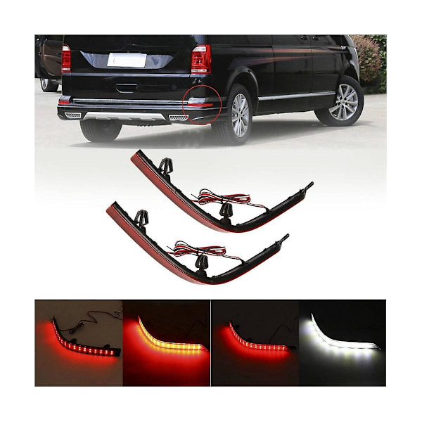 Led-takavalopalkit jarruvalot auto T5 T6 Kailui 7e0945105d 7e0945106e