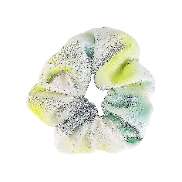 Håndlavede fløjls-scrunchies hårelastikker regnbue hårelastikker scrunchies