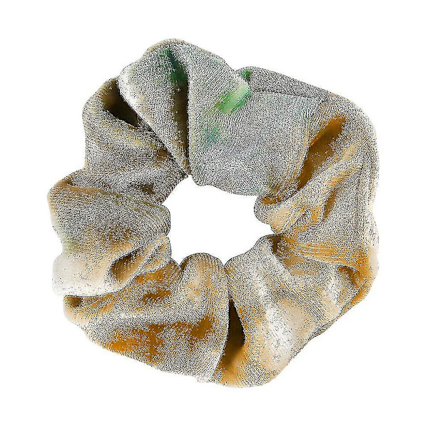 Håndlavede fløjls-scrunchies hårelastikker regnbue hårelastikker scrunchies