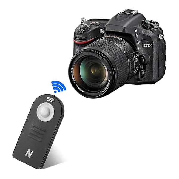 Fjernkontroll for Nikon D60 D600 D610 D70 D70s D7000 D7100 D7200 D750 D80 D90