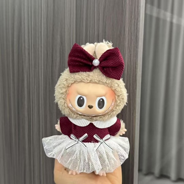 [HH] 17cm Labubu Kläder och Accessoarer Endast Designer, Dockor Ingår Ej, Labubus Original Klädset för La Bubu Docka for 17cm doll CN60