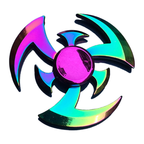 /HH/Metalliska Snurrande Toppar Hög Hastighet Rotations Finger Spinner Leksak för Vuxna Barn Fest Favorit Avkoppling Fingertopp Leksak null - B