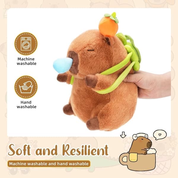 Kapybara-pehmolelu - Erittäin pehmeä pehmolelu (30 cm)