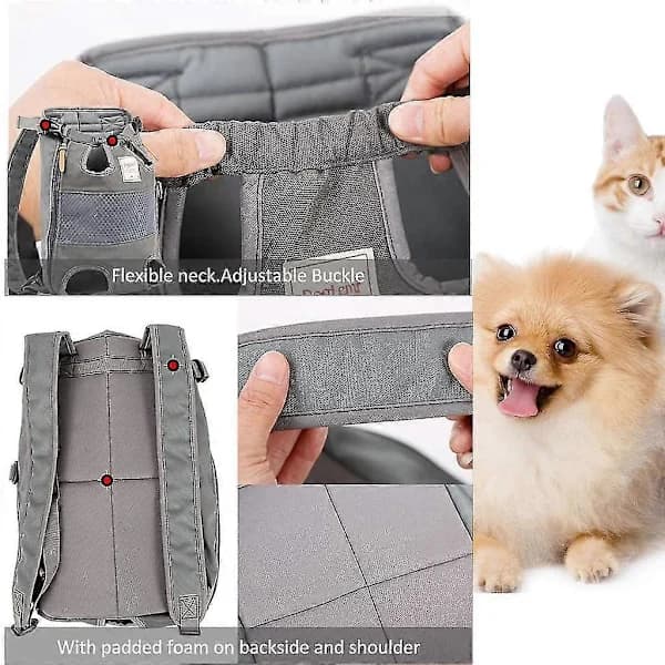 HA~Kæledyrsrygsæk, justerbar rygsæk til kat og hund