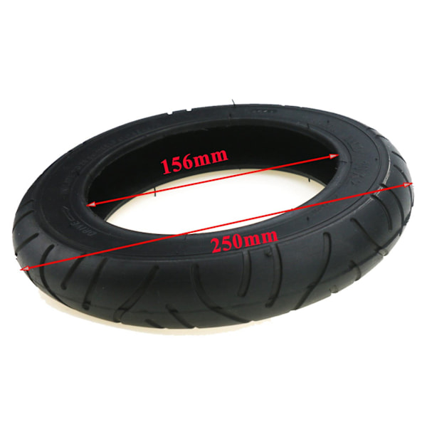 2x För Mijia M365 10 Tums Elektrisk Scooter Däck 10 X 2 Uppblåsbart Massivt Däck Däck