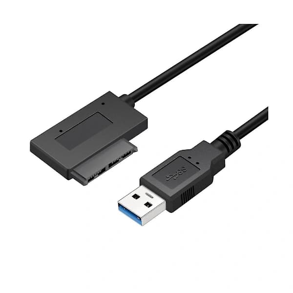 Sata til USB 3.0 7+6pin 13pin Konverteringskabel Dataoverførsel til Laptop Optisk Drev CD/DVD SL