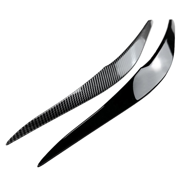 For 2 Series F22 F23 2015-2019 Front Headlight Cover Garnish Strip Eyebrow Cover Trim Sticker Carbo