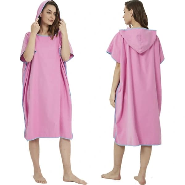 HA~TIFF Blå Surf Poncho til kvinder og mænd - Badekåbe, Strandponcho