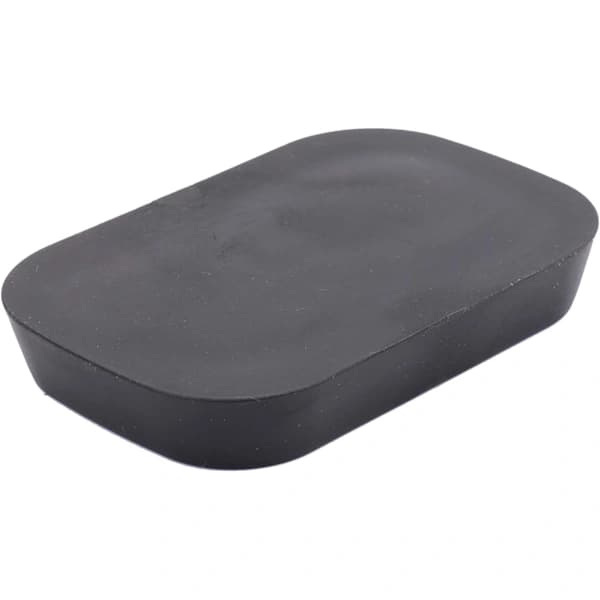HA~8-pack Sängproppar Möbelhjulskoppar, Gummi Möbelhjulstopp Passar Soffor, Sängar, Stolar, Mattor, 7,5 × 5 cm, Svart
