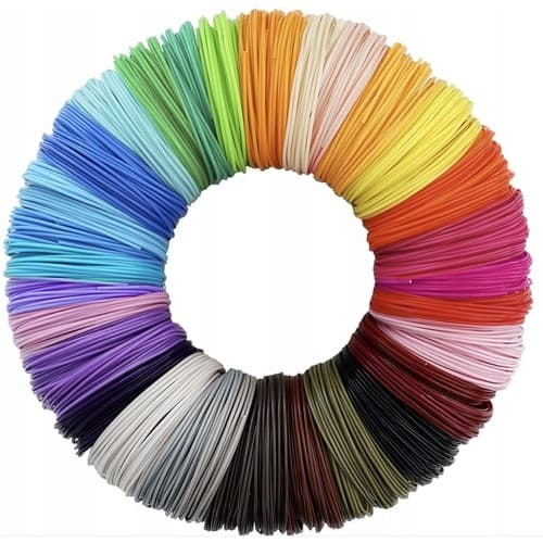 30-pakning - PLA-filament til 3D-penn - 1,75 mm x 10 m