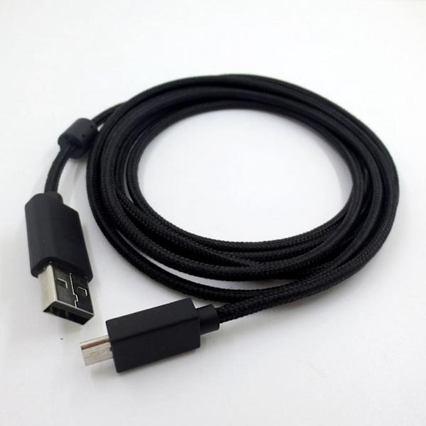 2x 2m USB-hodetelefonkabel lydkabel for G633 G633s headset