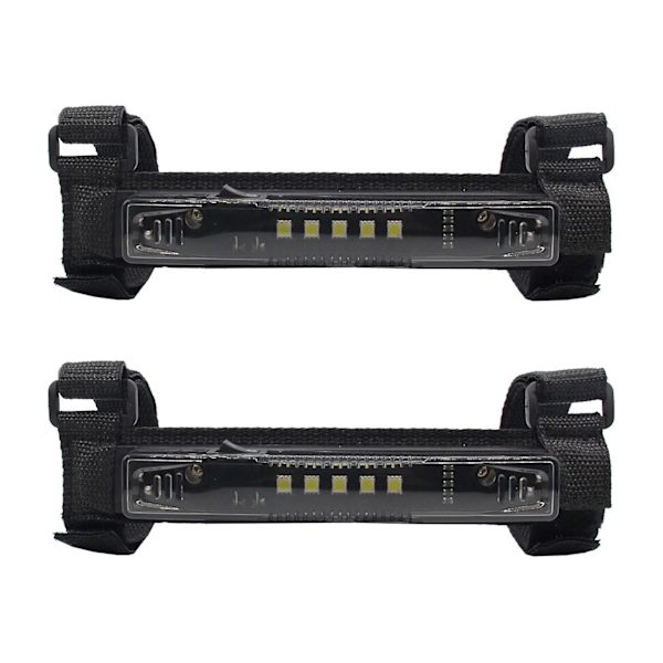 2x Utv Atv Interiörljus, Universal Roll Bar Mount Led-ljus Taklampa För Polaris Rzr Can-am