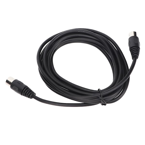 6-polet DIN-kabel han til han Plug and Play lydsignalforbindelse DIN-forlængerledning til digital enhed 3 meter / 9,8 fod