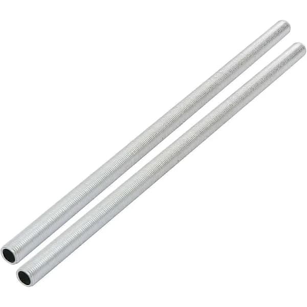 Lamperørsnippel, M10-gevind 255 mm Længde Hul Lamper Reparationsdel Hardware til