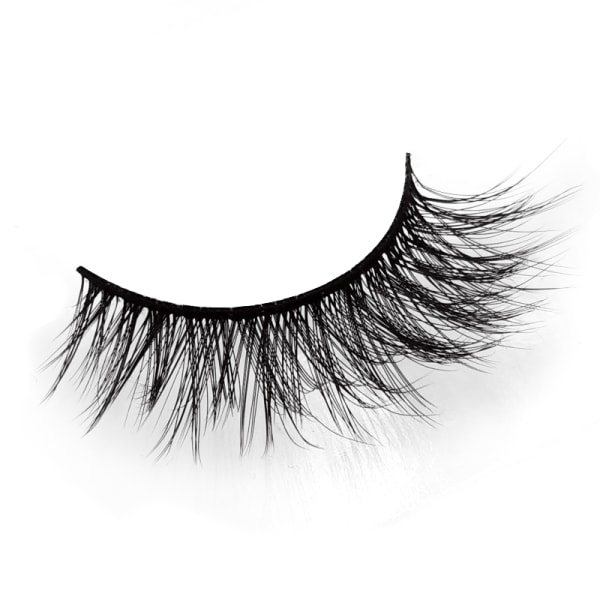 /HH/ 5-pack lösögonfransar - 3D faux mink - G700 Svart