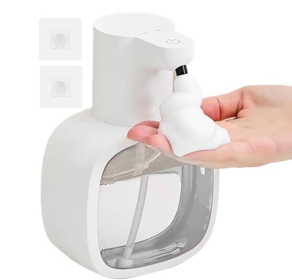 500 ml Automatisk Sæbedispenser - Sæbedispenser til flydende sæbe Berøringsfri Sæbedispenser, USB-C Opladning