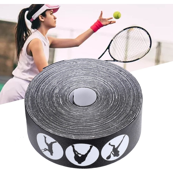 Racket Saver Head Tape, 5m/16.4ft Praktisk Racket Guard Head Protection Tape Anti Slip for Pickleball Paddle Racket Head for Outdoor