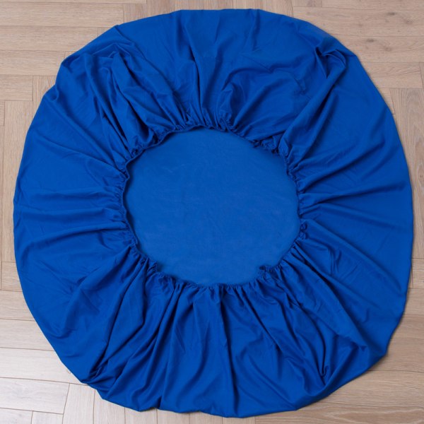 Mjukhet invändigt, underlakan för 2 personer 150 x 200 cm Vanligt mikrofiber Oscar Midnight Blue, 100 % polyester—BR-Vie