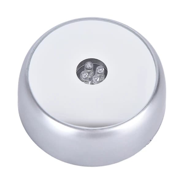 Stativ til 4 LED rund lysbase Hvid