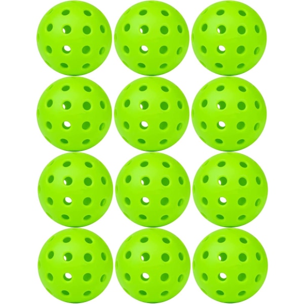 Pickleballs bolde, 40 huller sports udendørs pickleballs, USA Pickleball godkendt, 4 og 12 bulk pakker af pickleballs