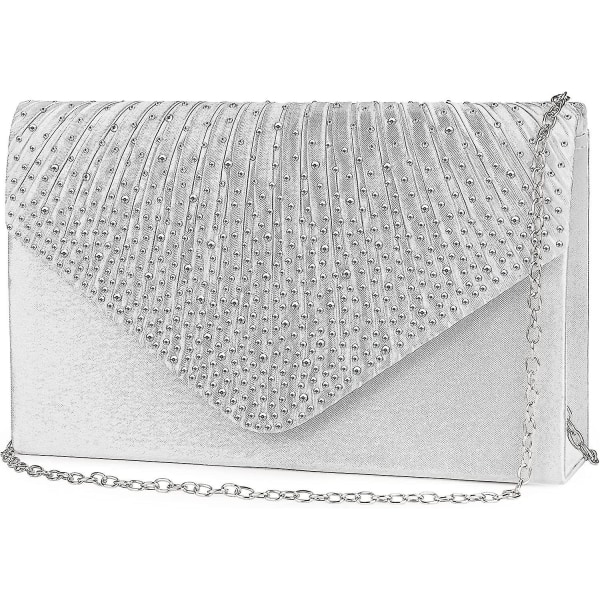 Women's Clutch With Rhinestones, Elegant Chain Bag, Evening Bag, Clutch Bag, Shoulder Bag, Crossbody, Women's Bag, Clutch Bag, Shoulder Bag, Handbag,