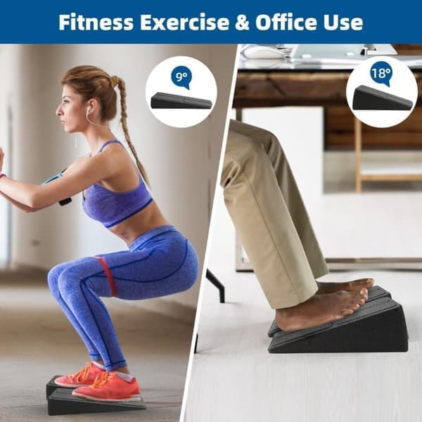 Adjustable EPP Foam Yoga Wedges – 3-Pack for Support, Stretching, and Balance
