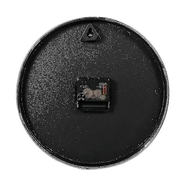 HA~Premium Silver Väggklocka, Väggdekoration, Modern Tyst Väggklocka För Hemmakontor Kök (25cm)